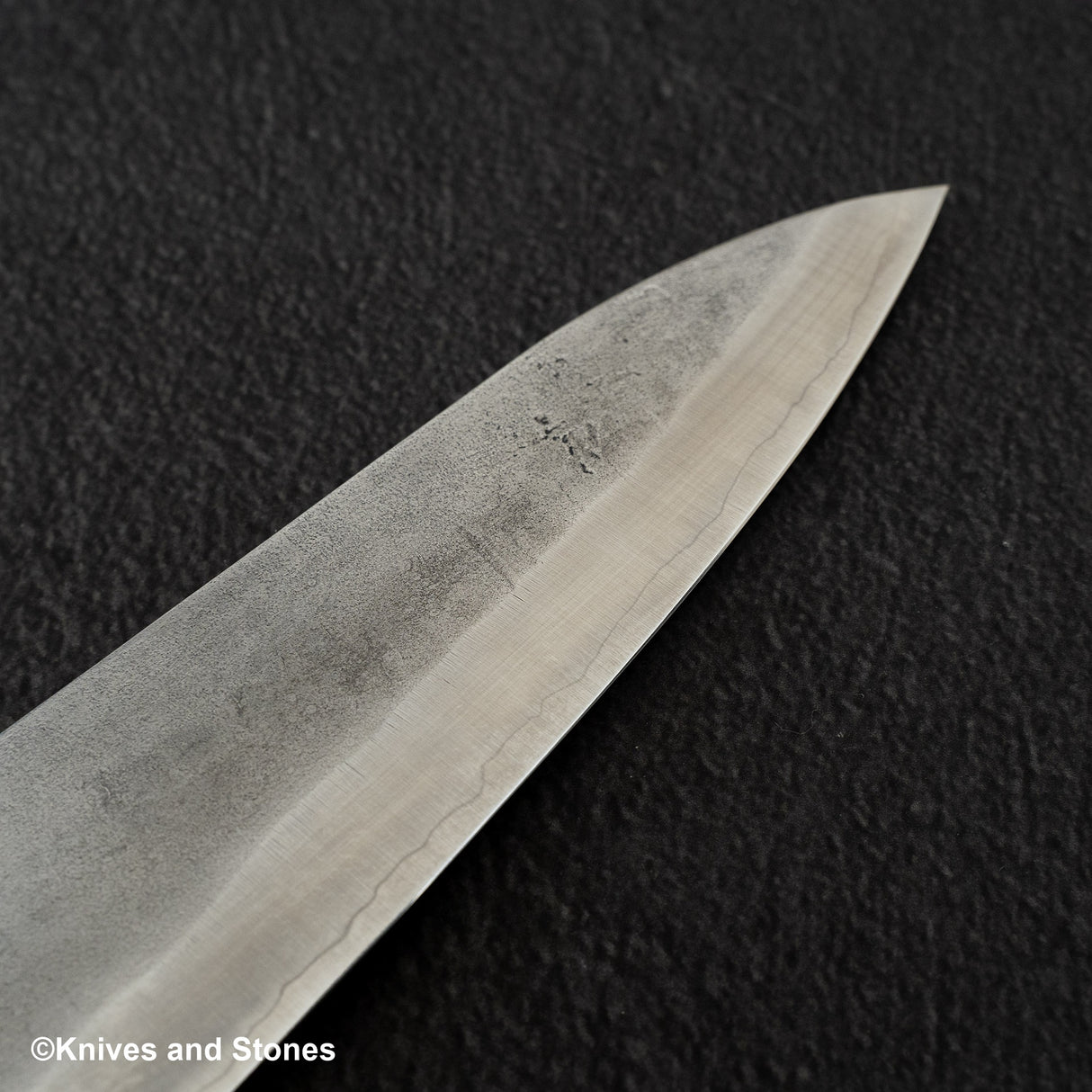 Tanaka Ginsan Nashiji Gyuto 240 柚木手柄