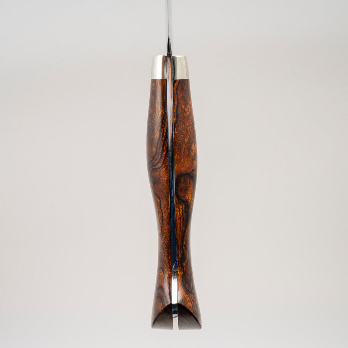 Yoshikazu Ikeda White 3 Honyaki Sakimaru Sujihiki 270mm Mt. Fuji Hamon Ironwood Handle SP2