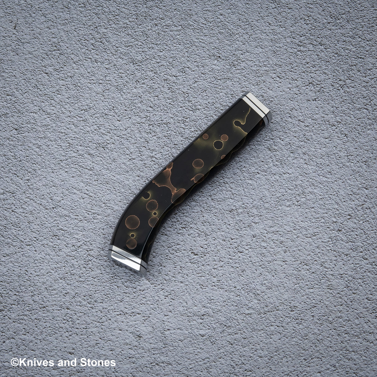 The Copper Mesh Nenox Style WA Handle for Petty / Paring