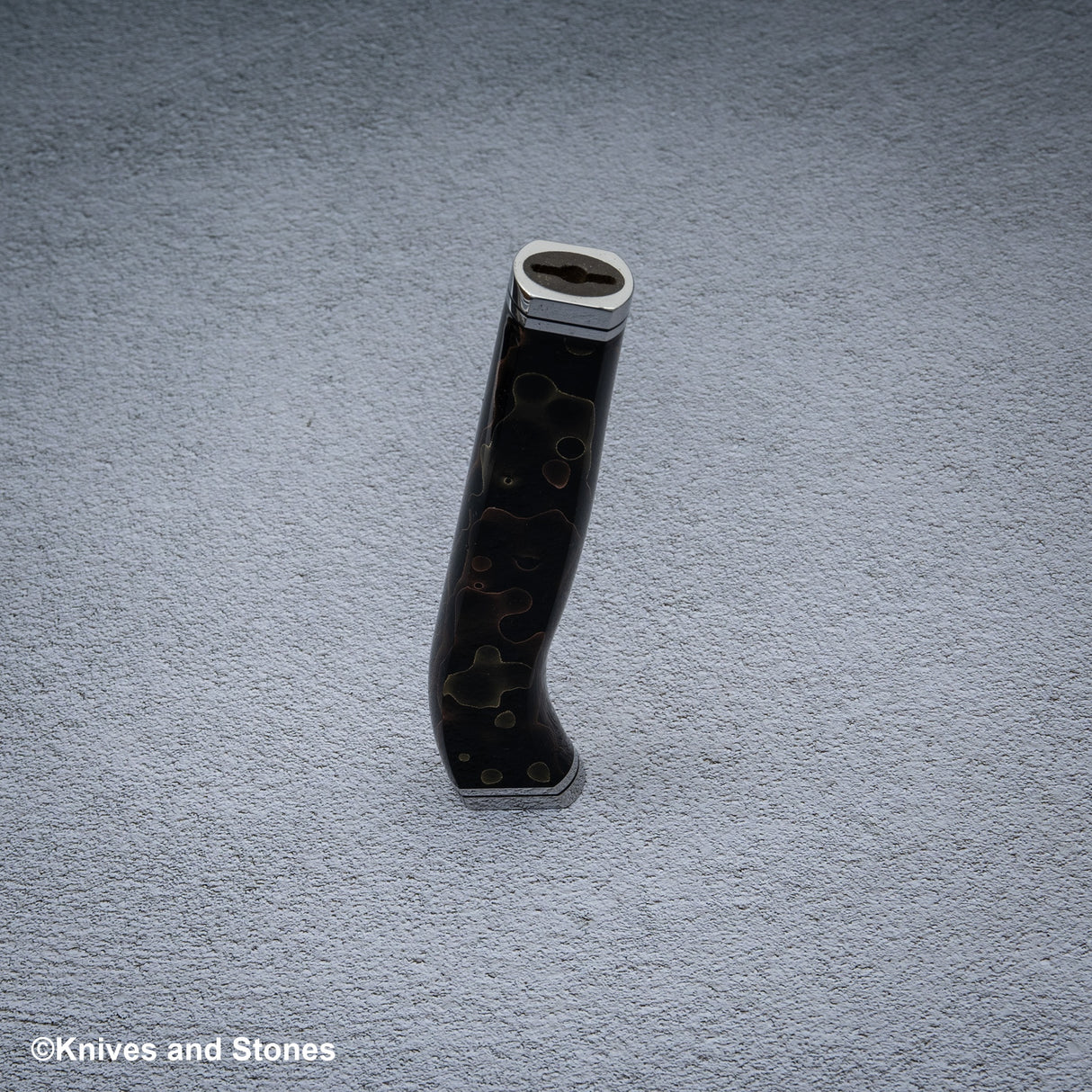 The Copper Mesh Nenox Style WA Handle for Santoku / Bunka / Nakiri