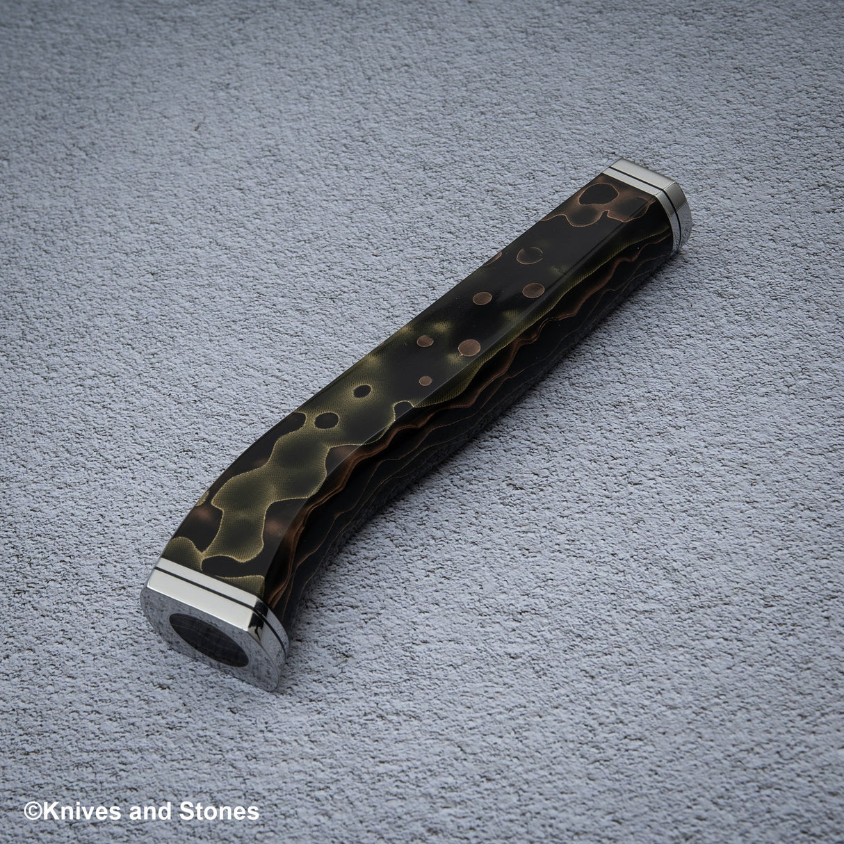 The Copper Mesh Nenox Style WA Handle for Gyuto / Yanagiba