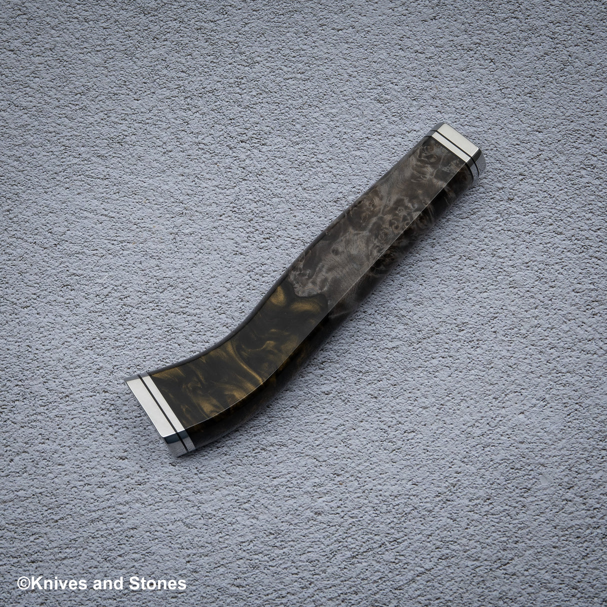 穩定化金黃色樹脂 Nenox Style WA 手柄,適用於三德刀/文化刀/菜刀