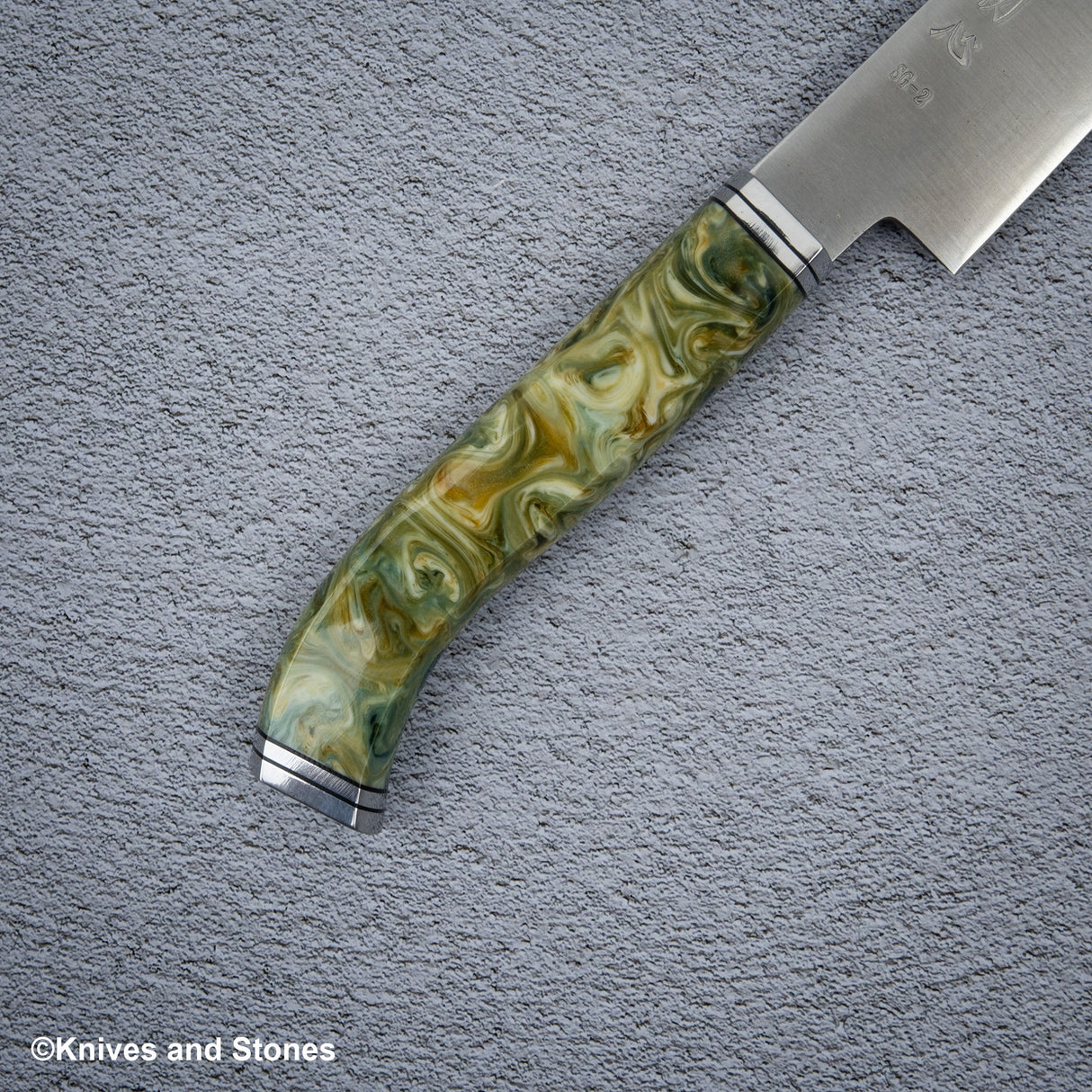 Cosmic Swirl Nenox Style WA Handle for Petty / Paring