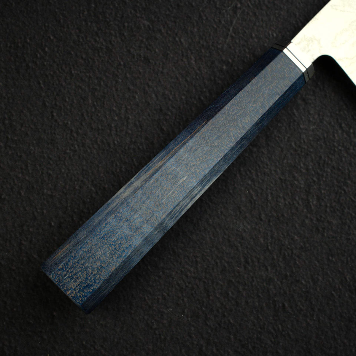 加茂詞朗 墨流 SG2 大馬士革 牛刀 240mm,穩定化捲曲楓木刀柄