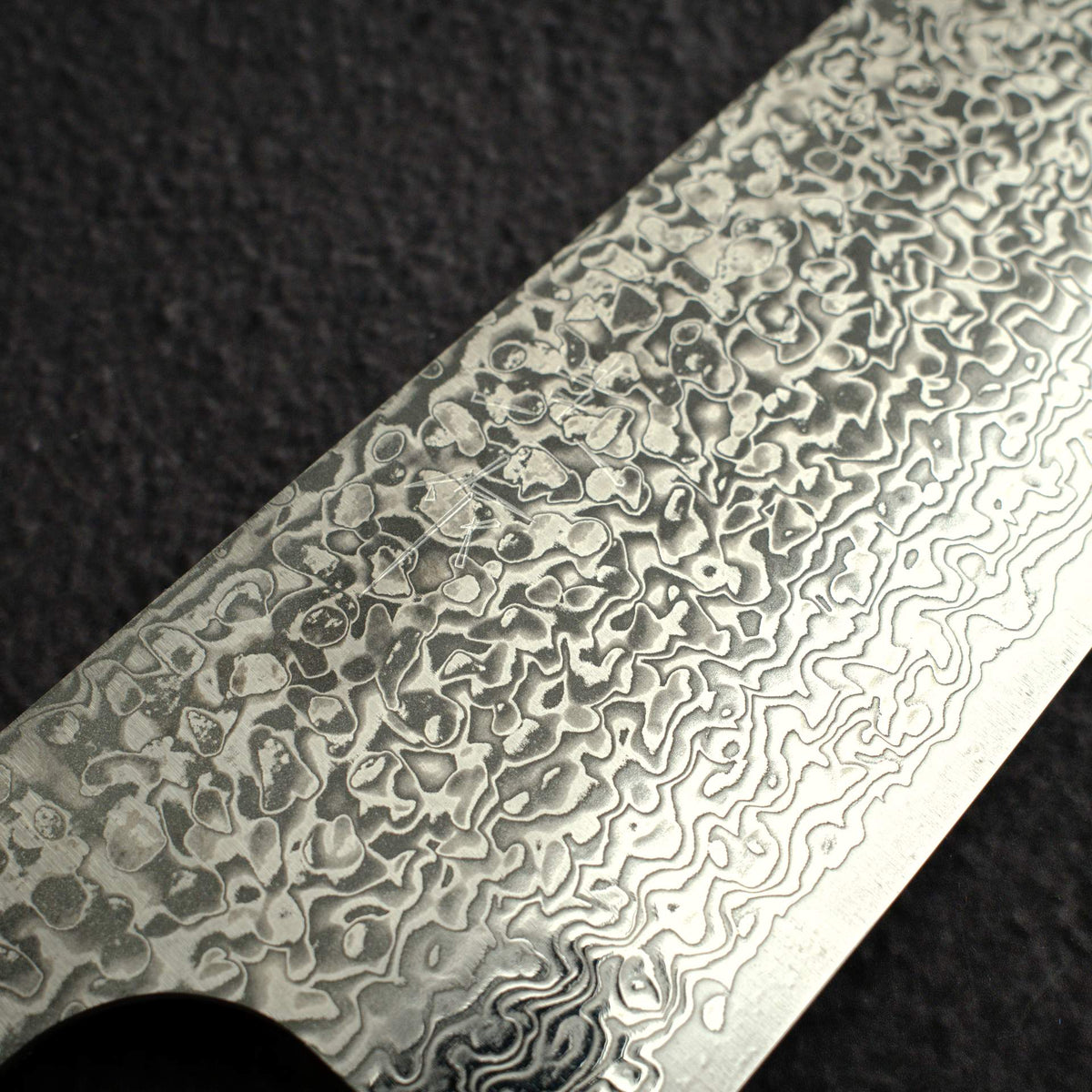 小林圭 SG2 大馬士革 三德刀 170mm,黑檀木柄 牛角柄環