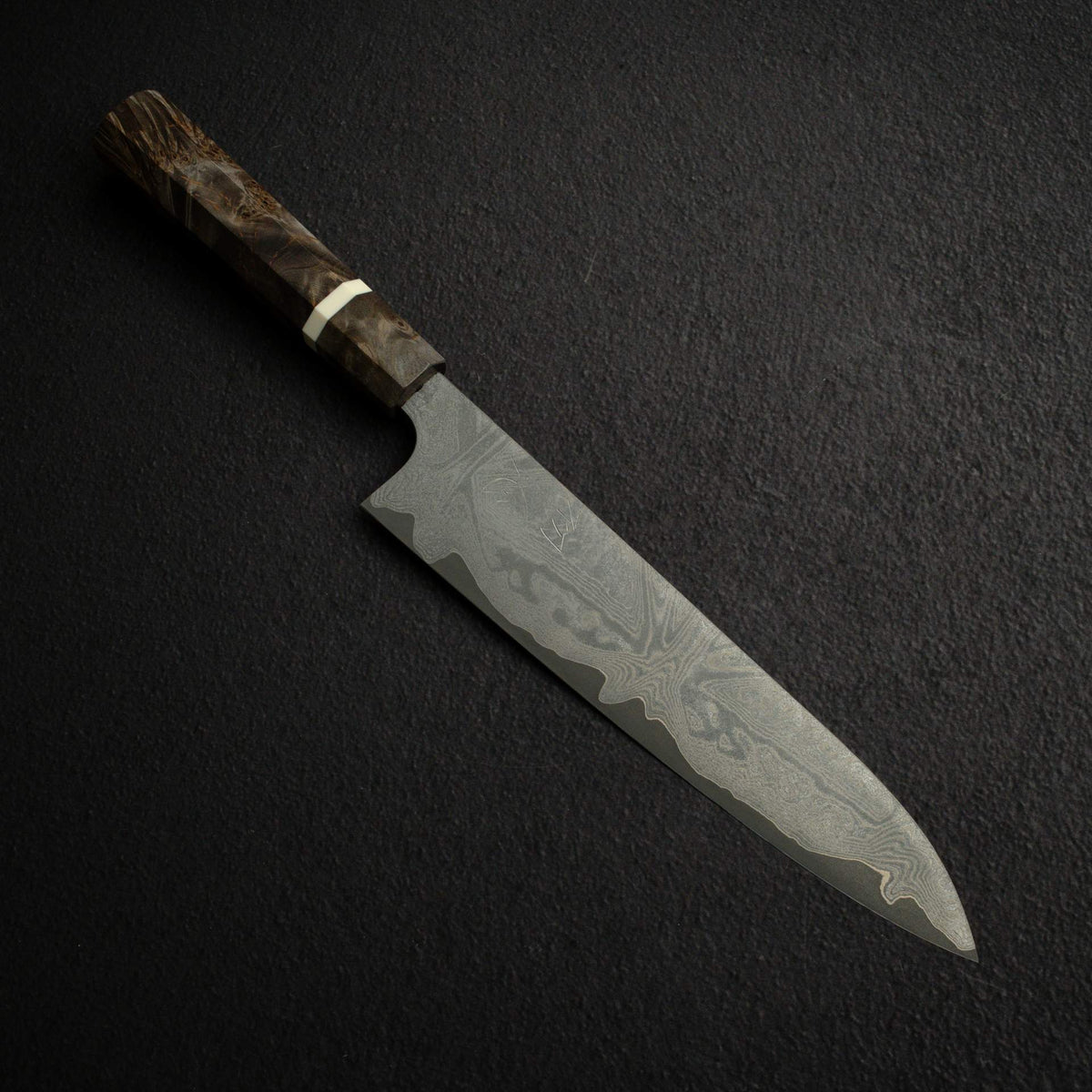初心 x 二唐 VG XEOS 黑染 大馬士革 牛刀 240mm w/ 刀鞘