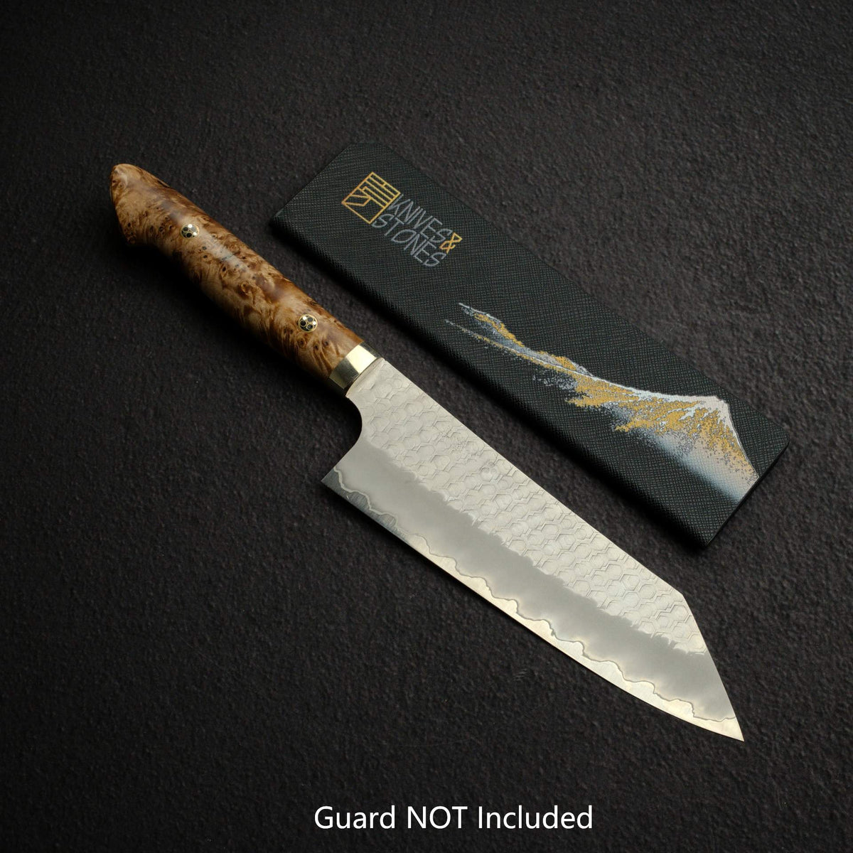 二唐 SG2 鎚目 霧面鏡面 文化刀 180mm 西式楓木瘤柄