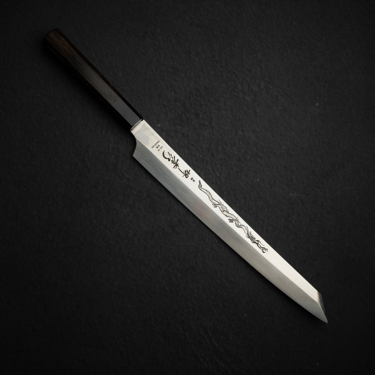 孝行 飛燕 VG10 本燒-劍先 K-tip 柳刃 300mm 附鞘