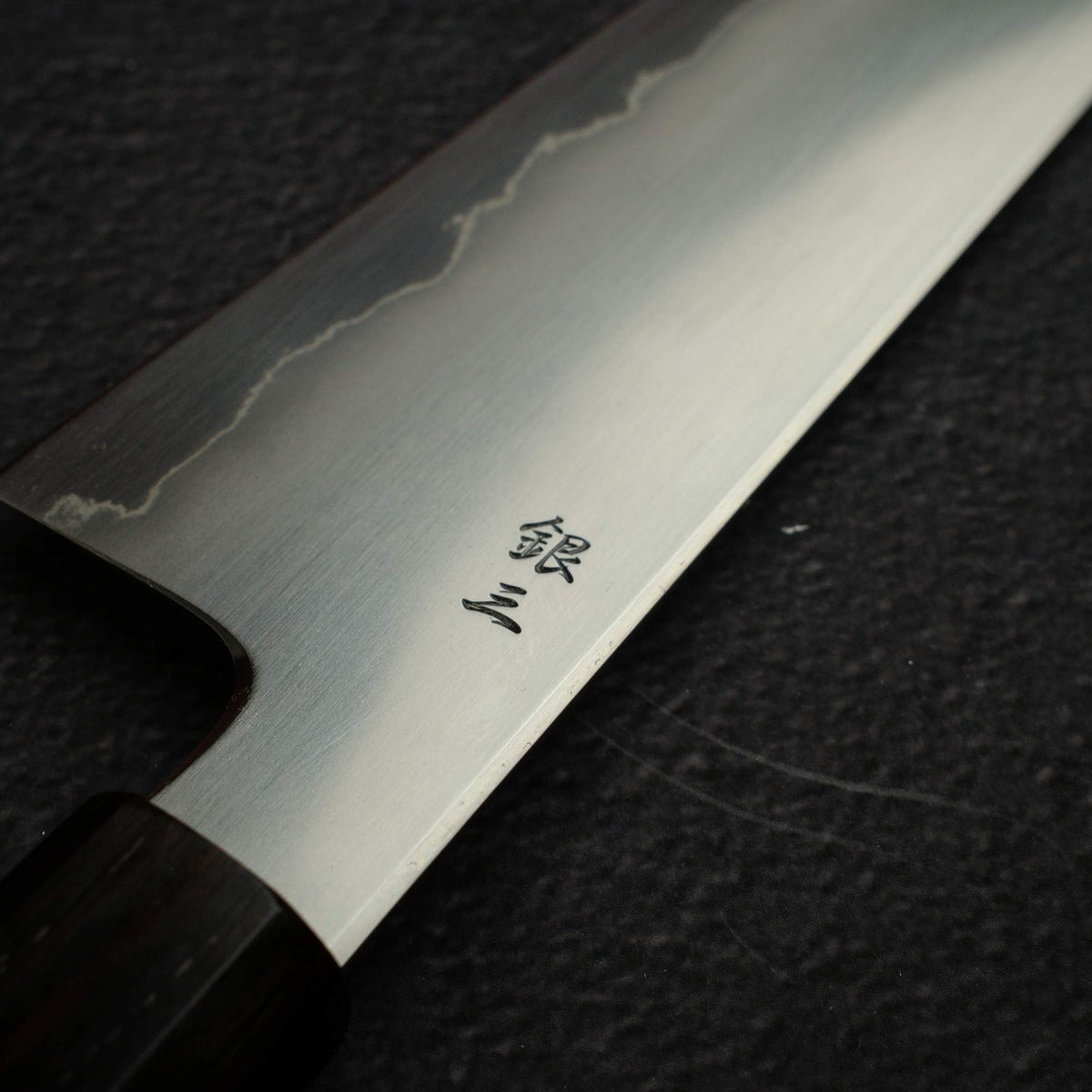 鐵人 銀三鋼 浮刃 牛刀 240mm 黑檀木手柄