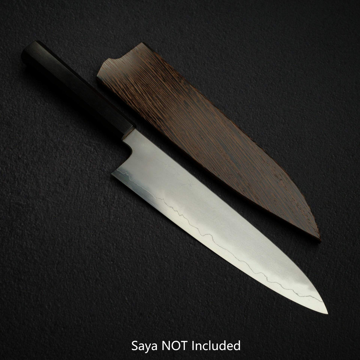 鐵人 銀三鋼 霞 牛刀 240mm 黑檀木柄