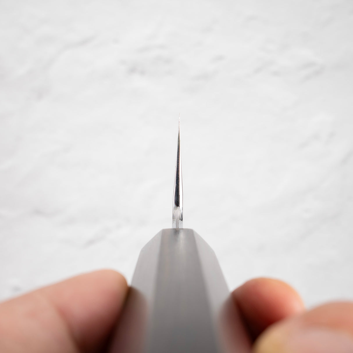 Nakagawa Blue1 Wide Bevel Kasumi Gyuto 210mm Ebony Handle