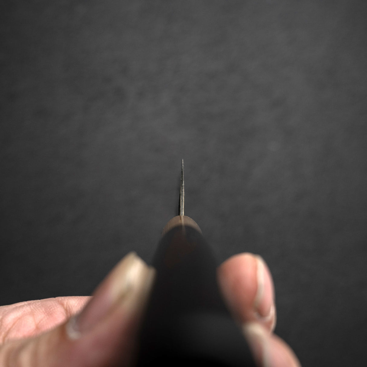 昌景小石 AS Petty 120mm,青紙超級黑打槌目 K&S 心形鐵木手柄