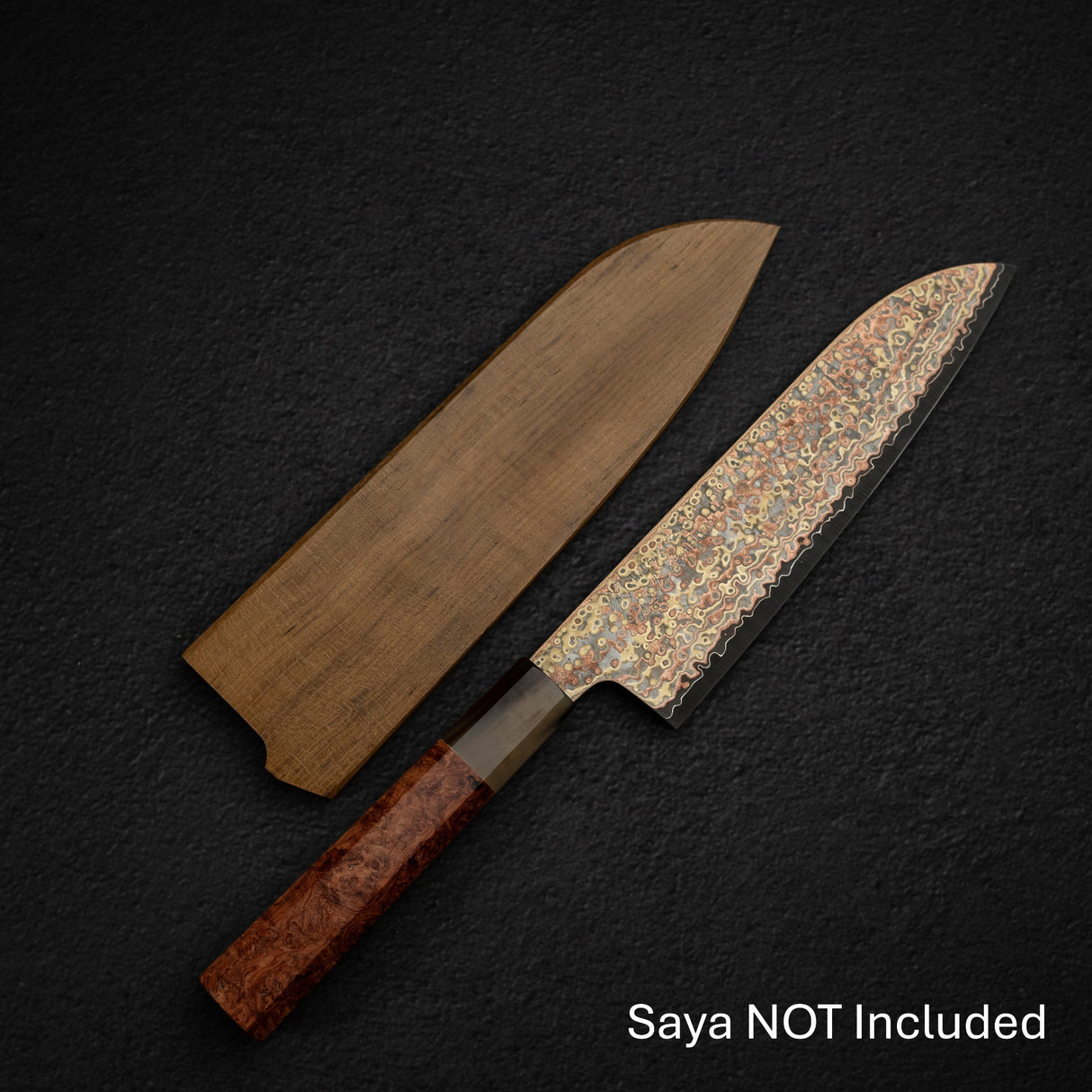 初心 Hinotori V-Toku 2 三德刀 180mm 彩虹大馬士革紋