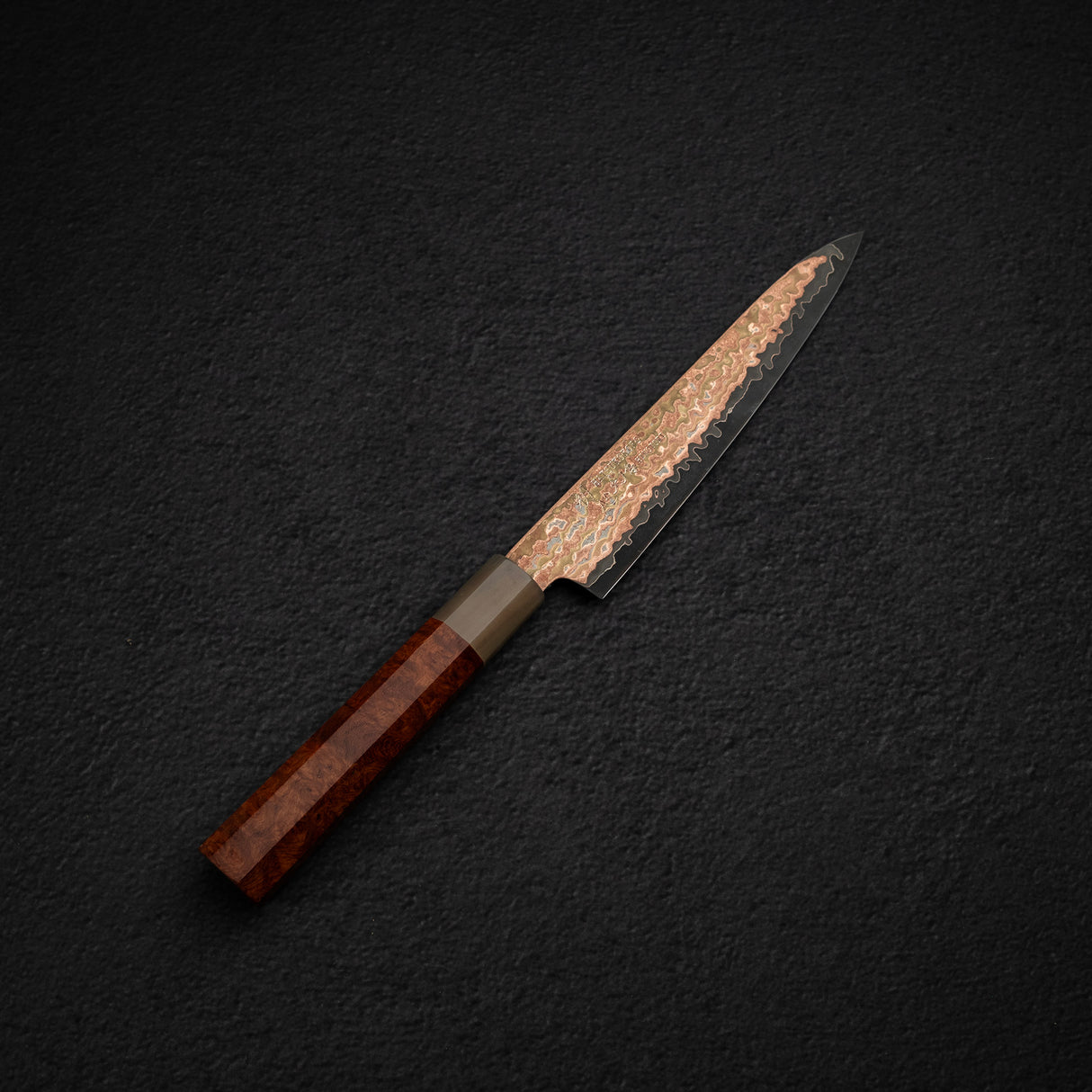 初心 Hinotori V-Toku 2 小刀 150mm 彩虹大馬士革紋