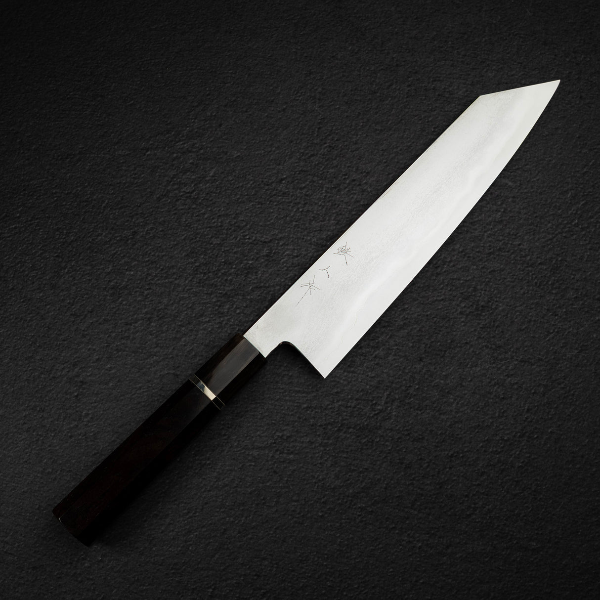 鐵人作 Ginsan Tanryusen(金屬流紋)K 型尖 Gyuto 240mm