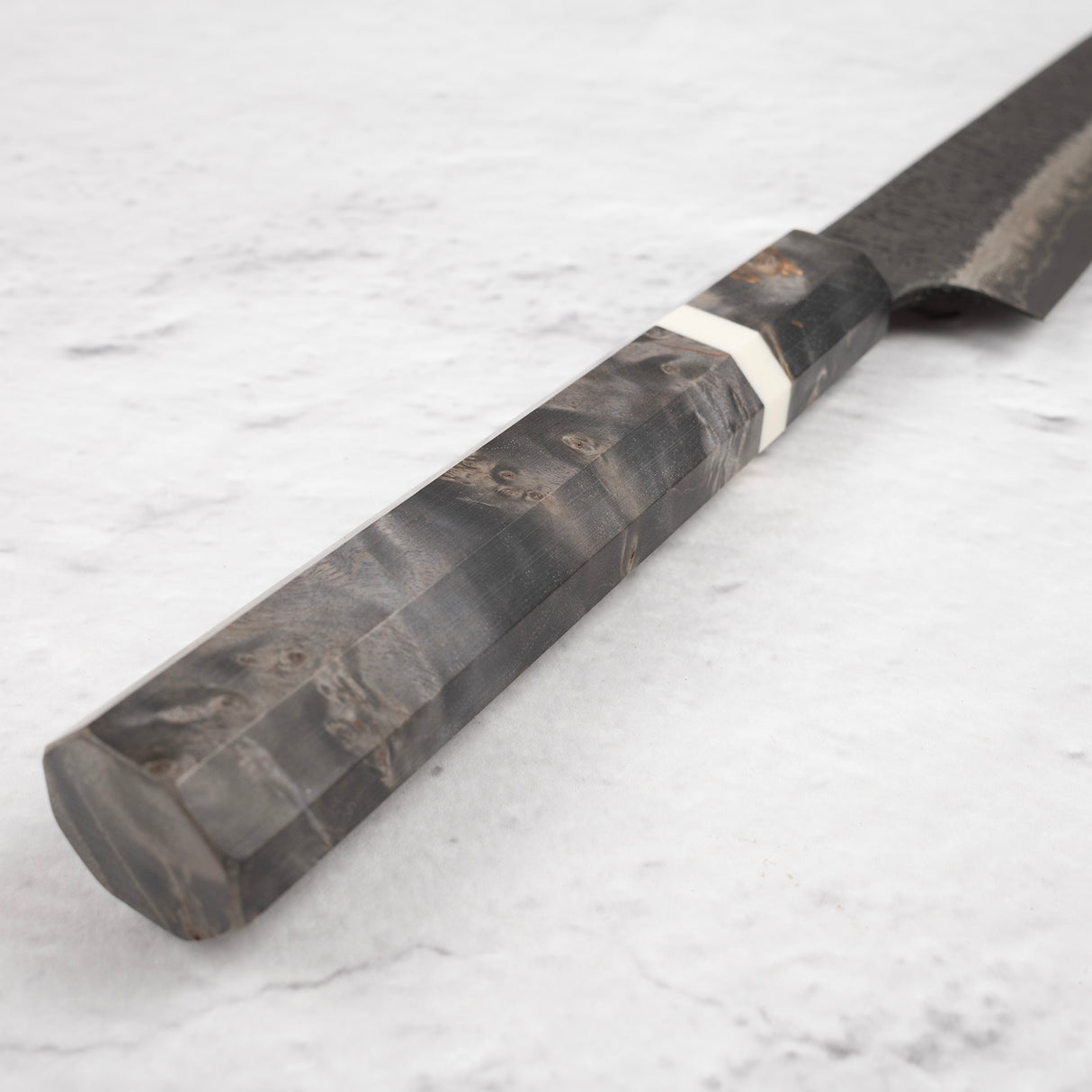 Hatsukokoro Itadaki Blue2 & White2 雙核大馬士革 Tsushime Petty 150mm 帶 Saya