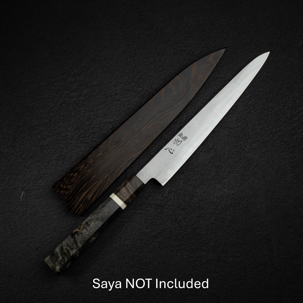 初心 x 中川悟志 Blue 1 大馬士革筋引 240mm