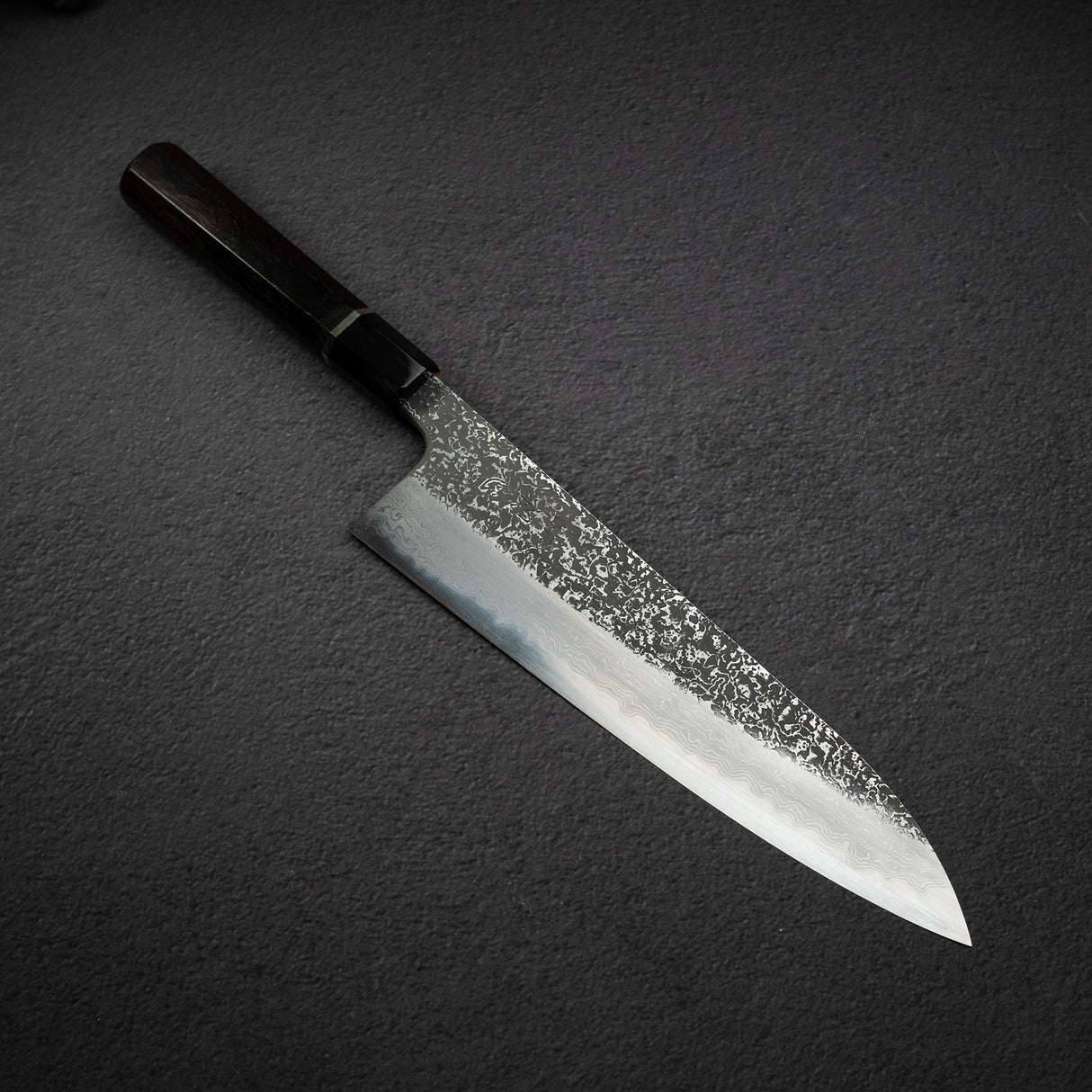 増田 吉秀 青鋼一號 黑染 大馬士革 牛刀 240mm