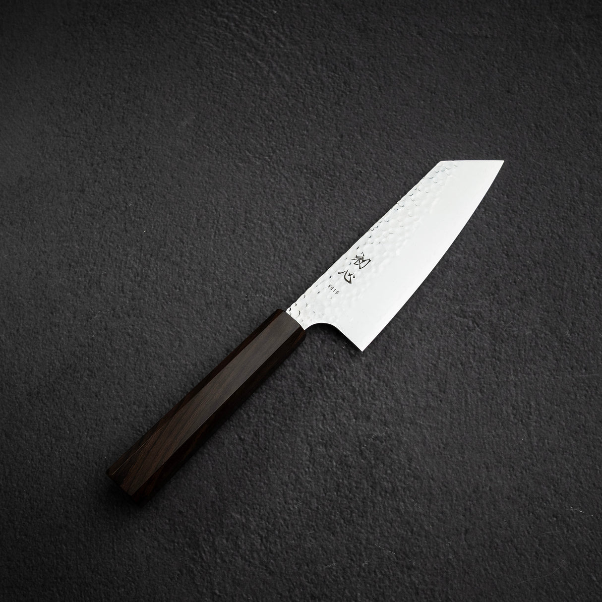 初心 Hayabusa VG10 槌目三枚 Bunka 150mm 黑檀柄