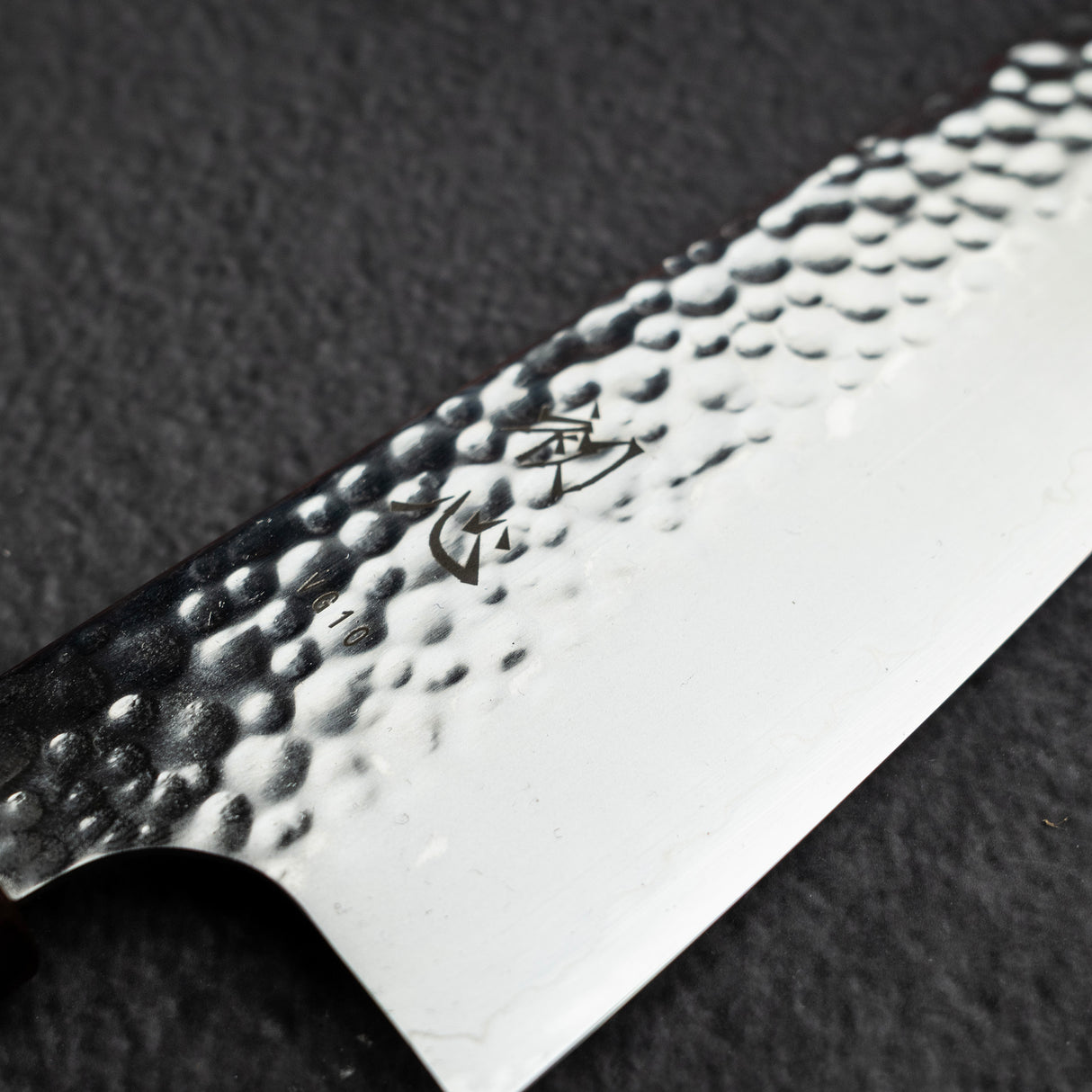 初心 Hayabusa VG10 槌目三枚 Bunka 150mm 黑檀柄