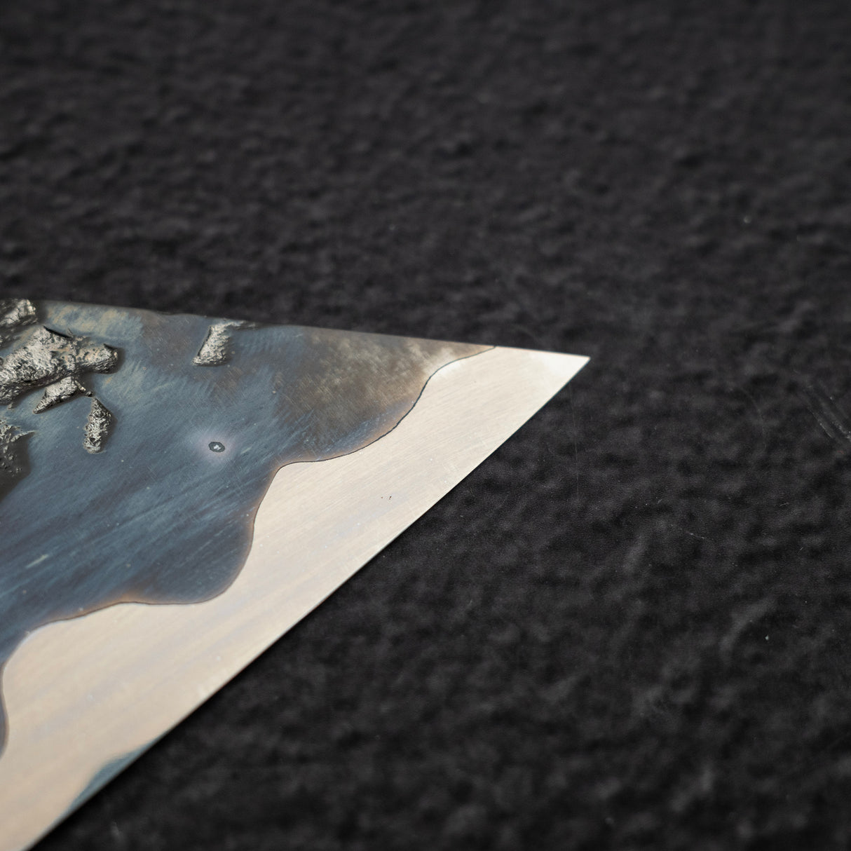 間中刃物鍛錬所 x 新國 ATS34 鎚目鏡面霞文化刀 180mm 附刀套