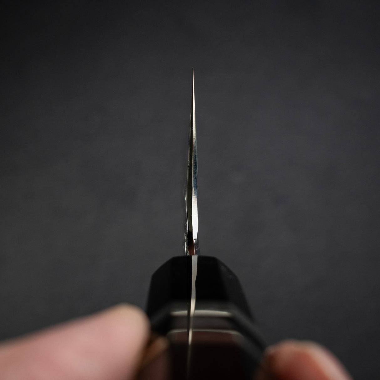 間中刃物鍛錬所 x 新國 ATS34 鎚目鏡面霞文化刀 180mm 附刀套