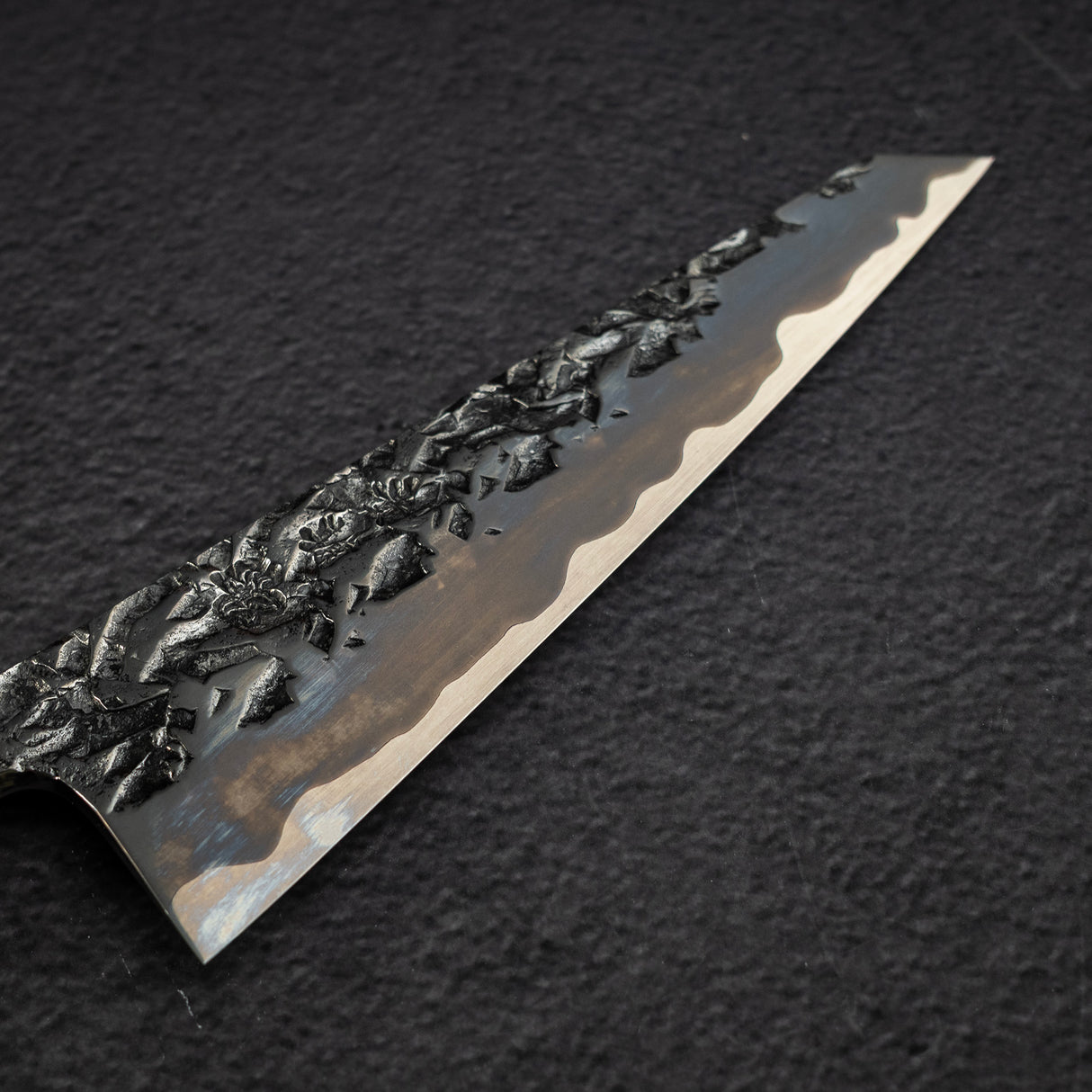 Kisuke x Xinguo ATS34 Honesuki Tsuchime Mirror Kasumi Finish 150mm w Knife Guard