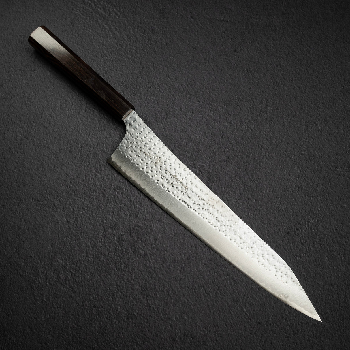 Kurosaki Kokusen Ei Aogami Super K tip Gyuto 270mm Ebony Handle