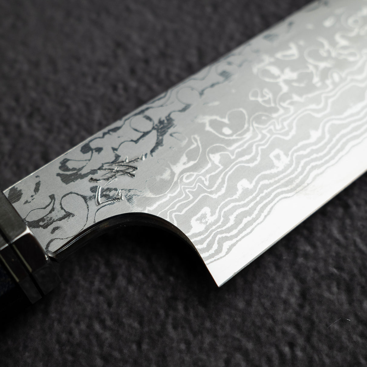 Hatsukokoro x Yoshihiro Yauji Blue 2 Damascus K-tip Yanagiba 330mm Old Stock