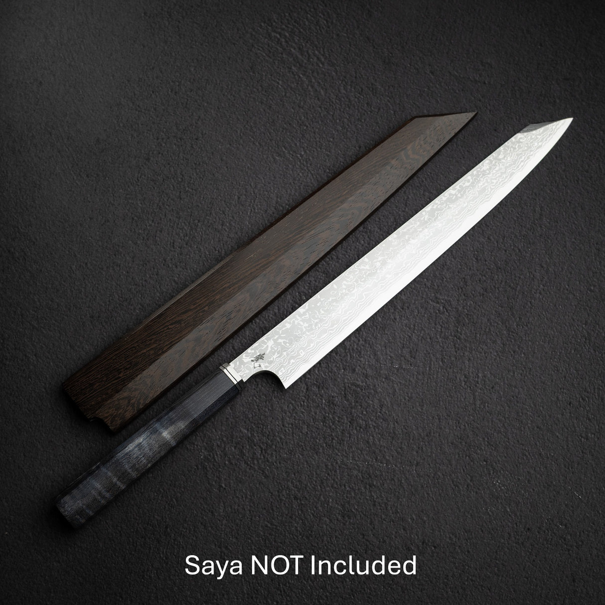 Hatsukokoro x Yoshihiro Yauji Blue 2 Damascus K-tip Yanagiba 330mm Old Stock