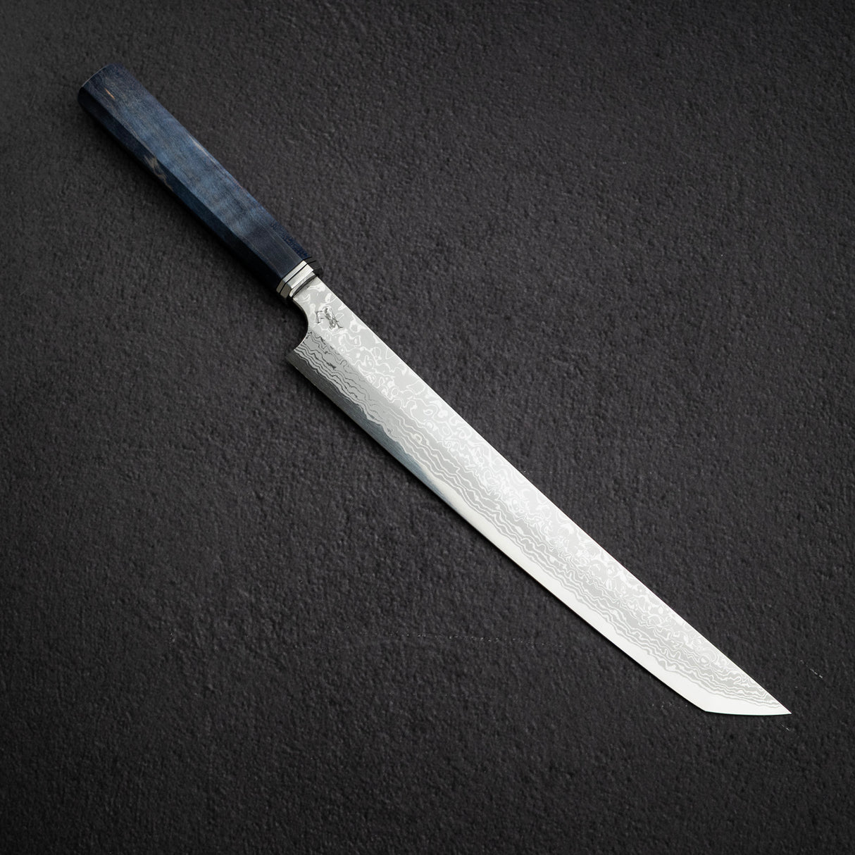初心 x Yoshihiro Yauji Blue 2 大馬士革 270mm 先丸柳刃 舊庫存
