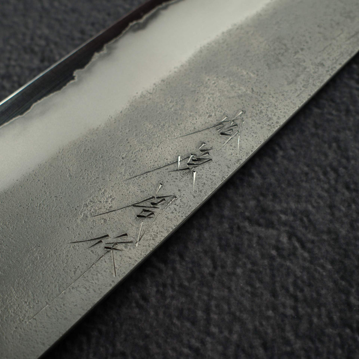 Matsubara Blue 2 Gyuto 210mm Nashiji Burnt Kashi