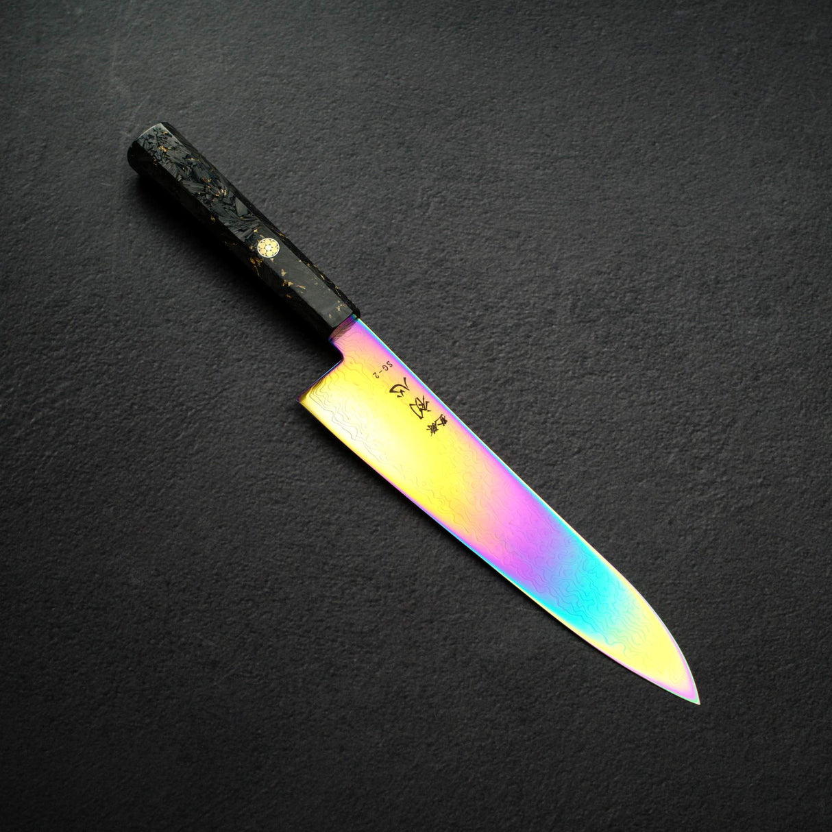 初心 流冰 SG2 大馬士革彩虹牛刀 210mm