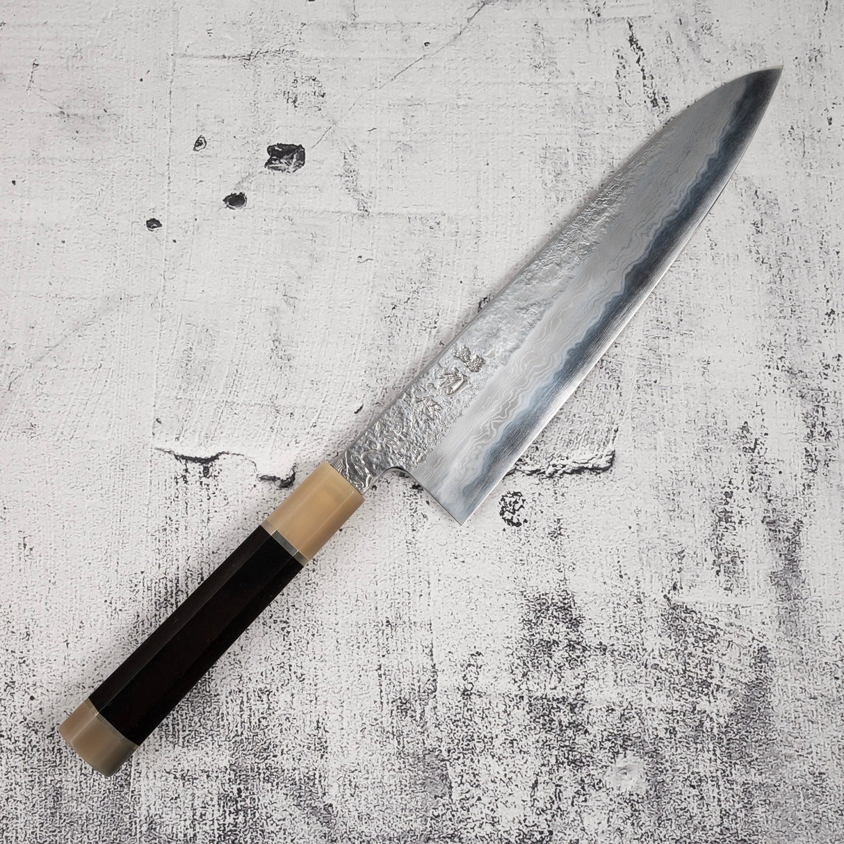 Masuda Yoshihide Blue 1 Damascus Gyuto 240mm
