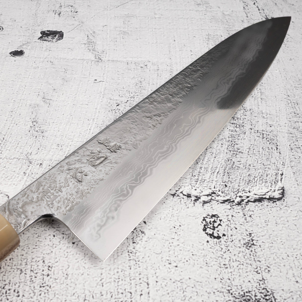 Masuda Yoshihide Blue 1 Damascus Gyuto 240mm