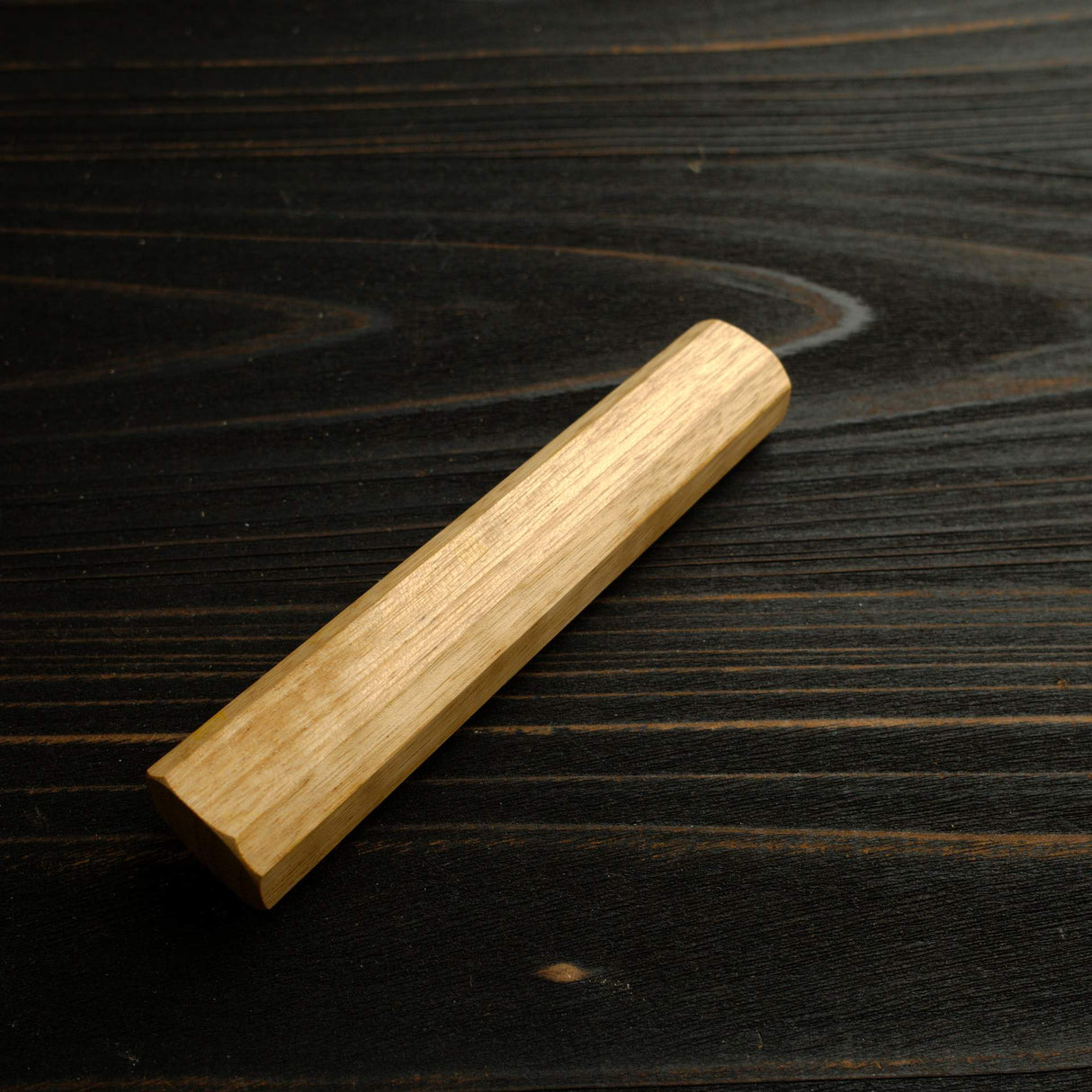 K&S 樣品特賣:牛刀專用八角柄(淺色系木紋)210mm