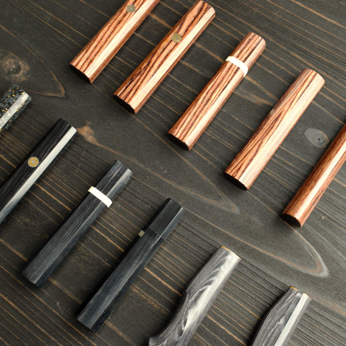 K&S 樣品特賣:210mm 牛刀專用深色八角日式柄
