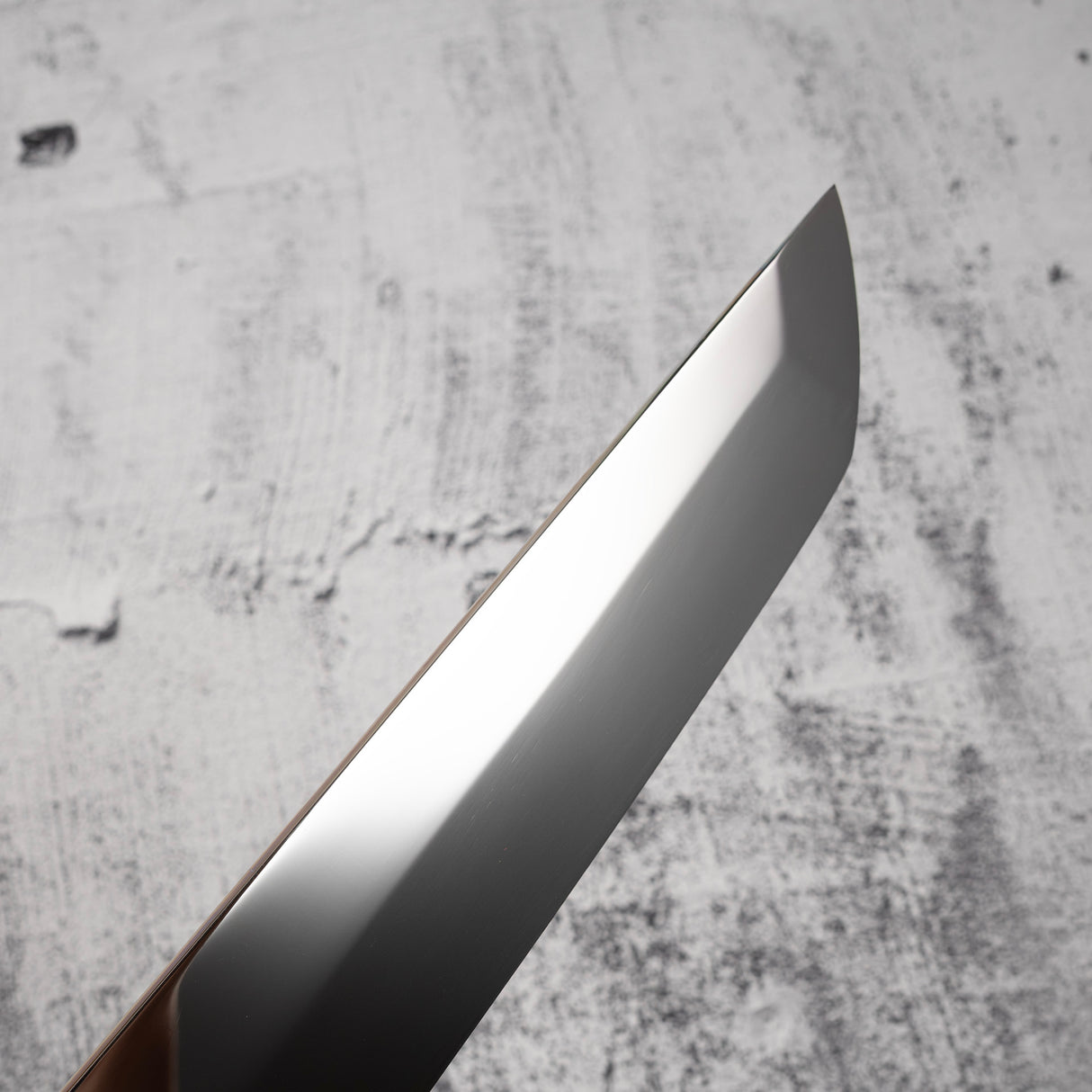 珍品:玄海正國(水本燒)鮪切 450 毫米 富士山刃紋