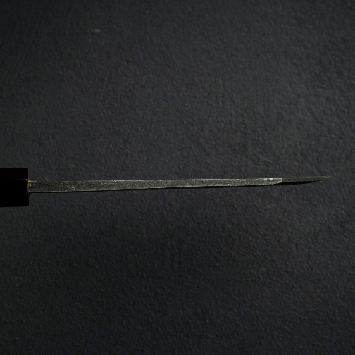 明神利器 x 初心 白鷺 青鋼二號 黑打 切付 出刃 180mm