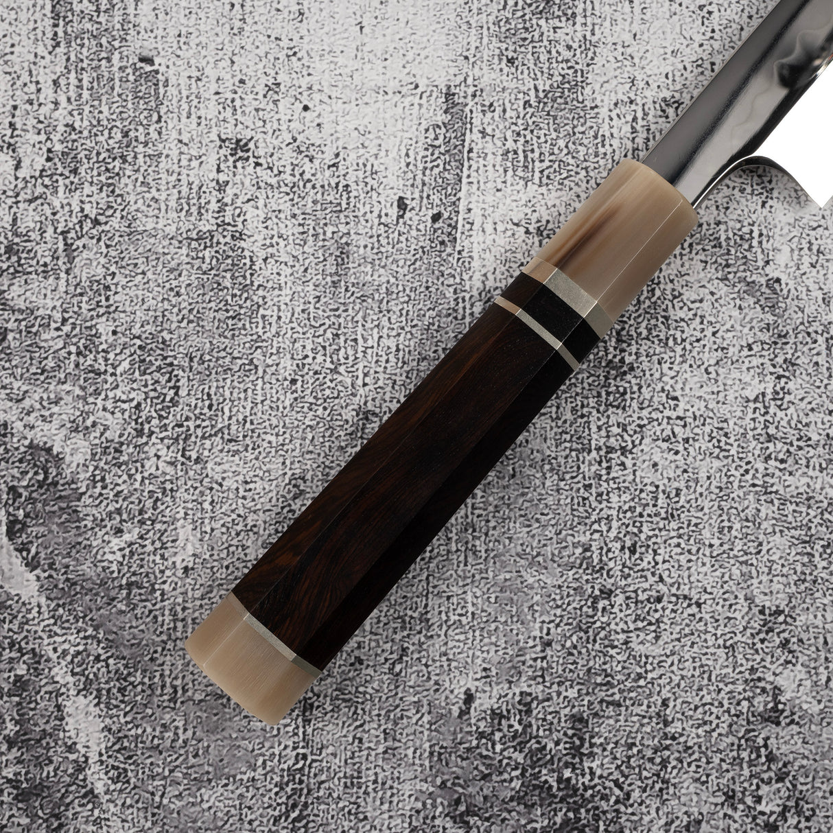 珍品:玄海正國(水本燒)鮪切 450 毫米 富士山刃紋