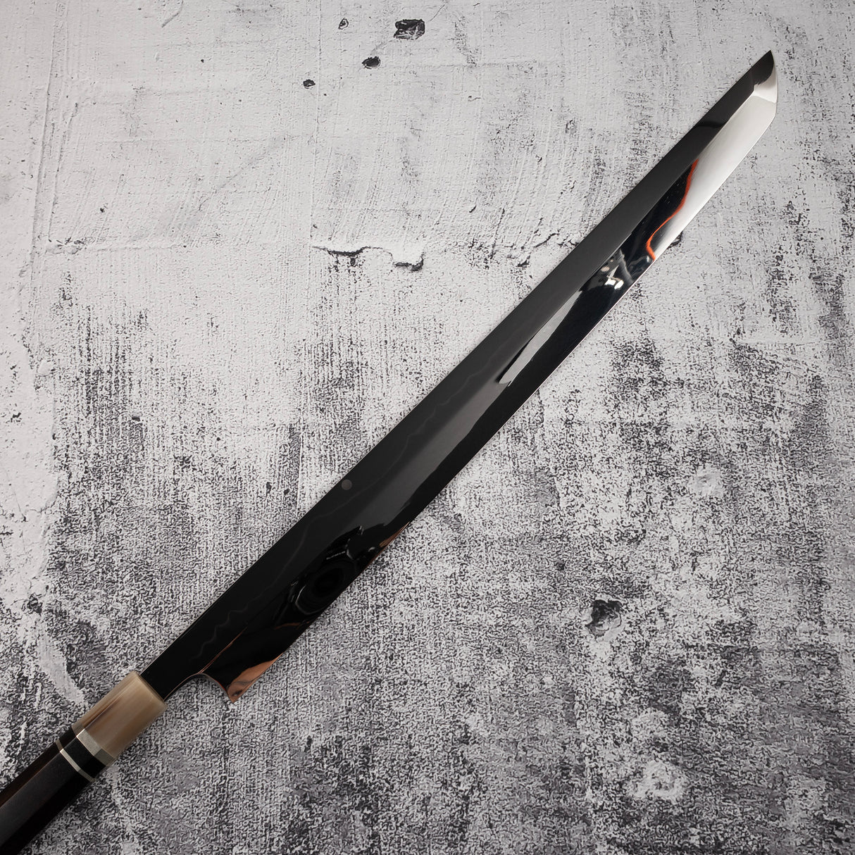 珍品:玄海正國(水本燒)鮪切 450 毫米 富士山刃紋