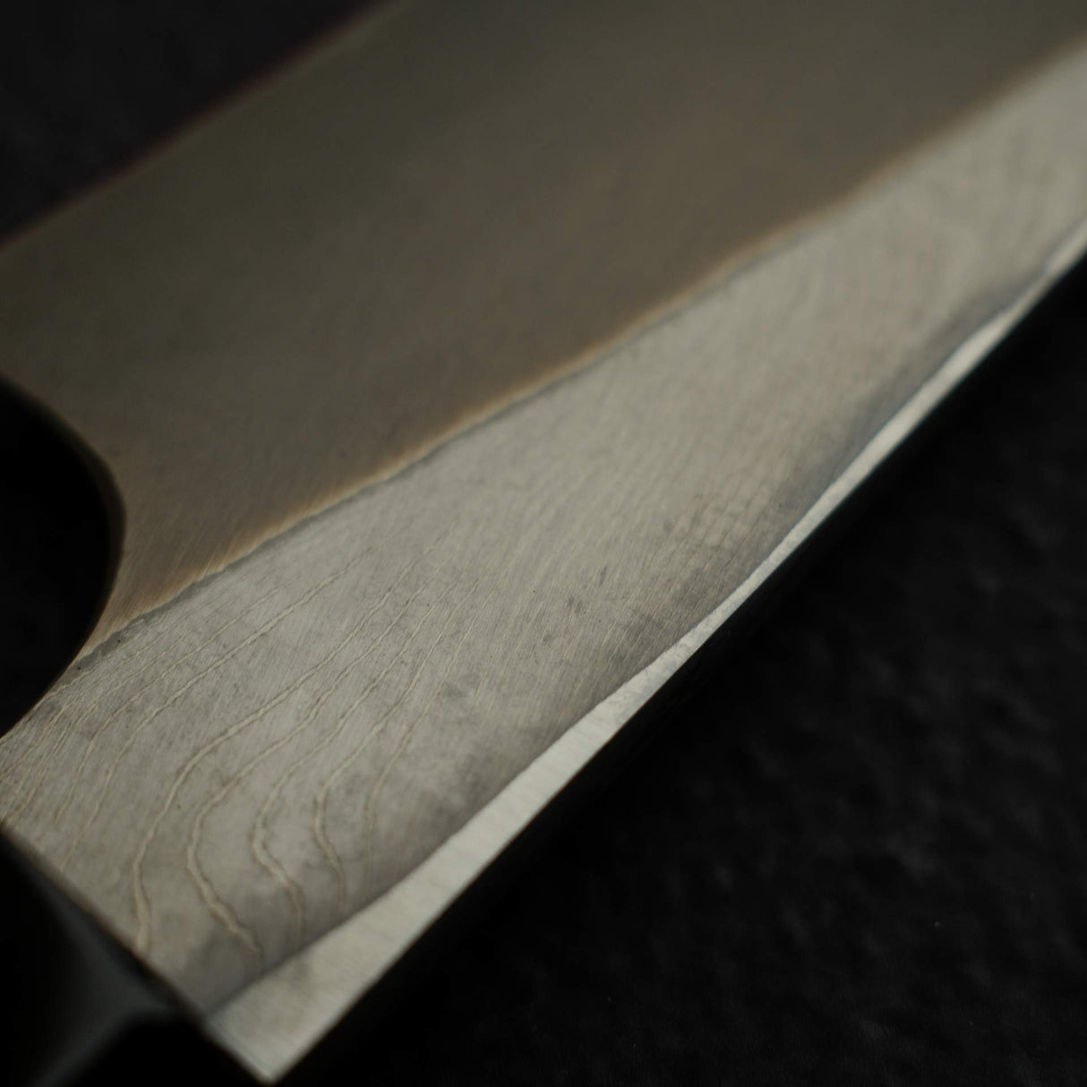 Nigara Anmon Blue 2 Polished "Nejiri" Twist Bar Damascus Yanagiba 270mm