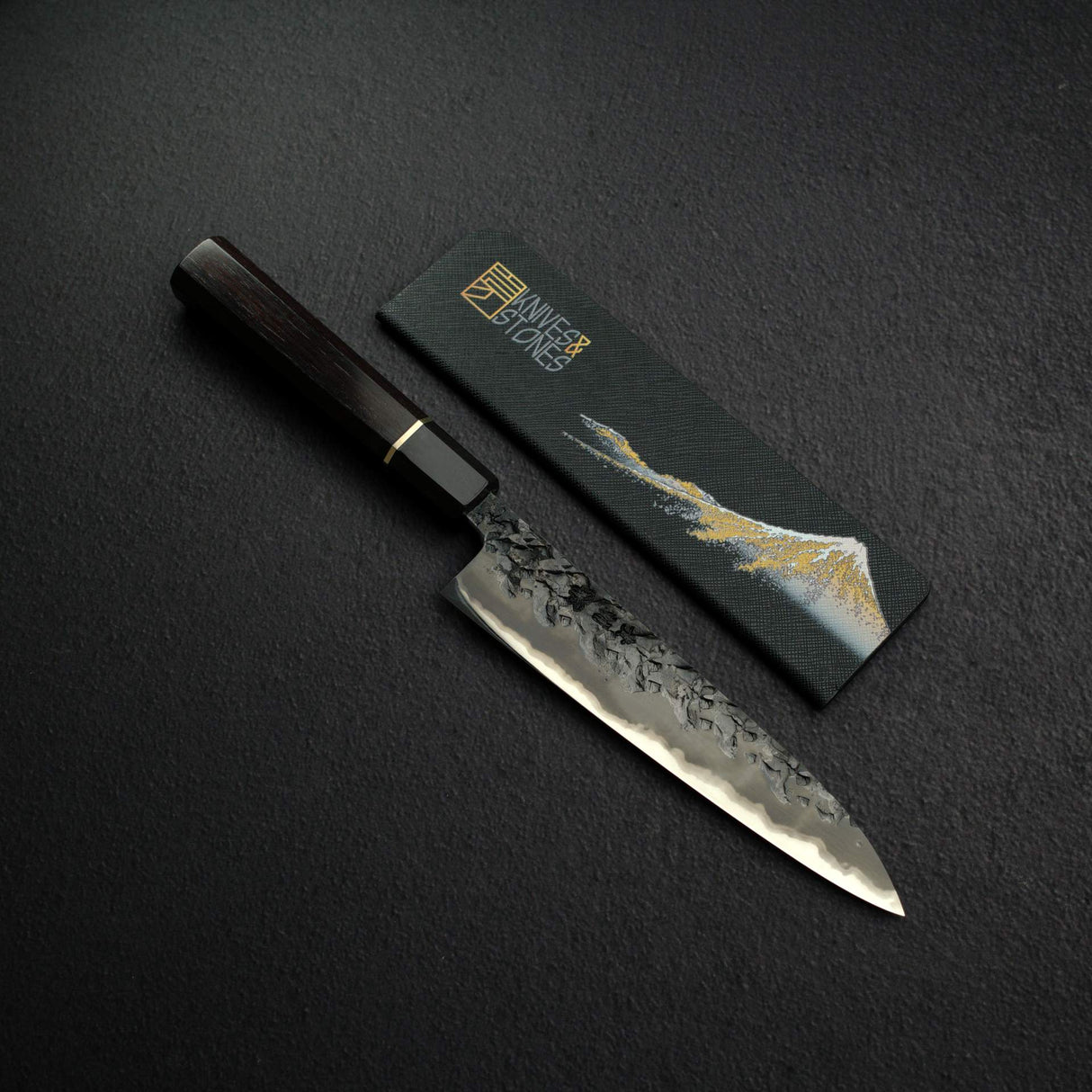 Kisuke x Xinguo Blue 1 Tsuchime Petty 180mm w/ Magnetic Guard