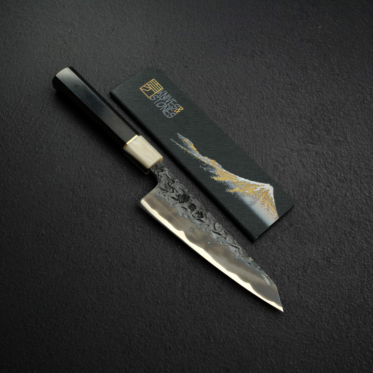 Kisuke x Xinguo Blue 1 Tsuchime Honesuki 150mm w/ Guard