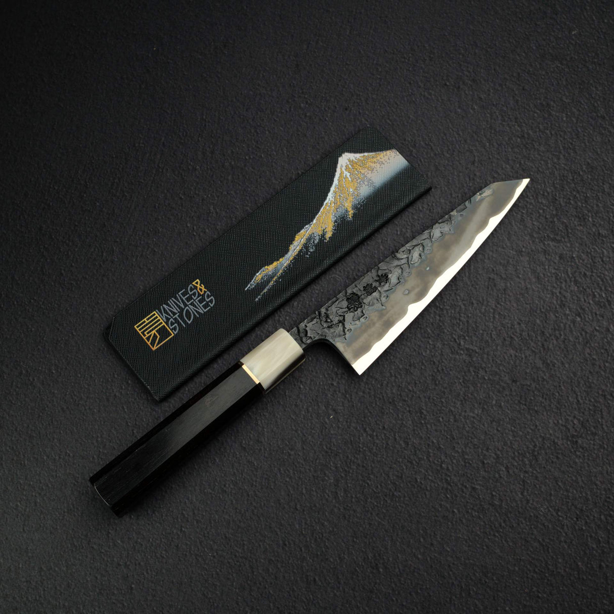 Kisuke x Xinguo Blue 1 Tsuchime Honesuki 150mm w/ Guard