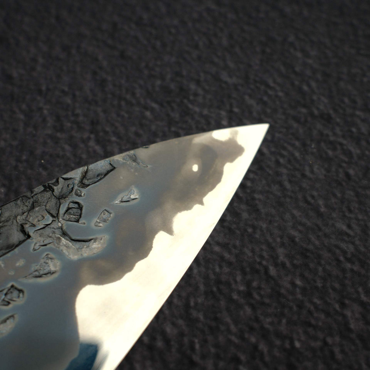 Kisuke x Xinguo Blue 1 Tsuchime Gyuto 240mm w/ Magnetic Guard & Urushi Handle