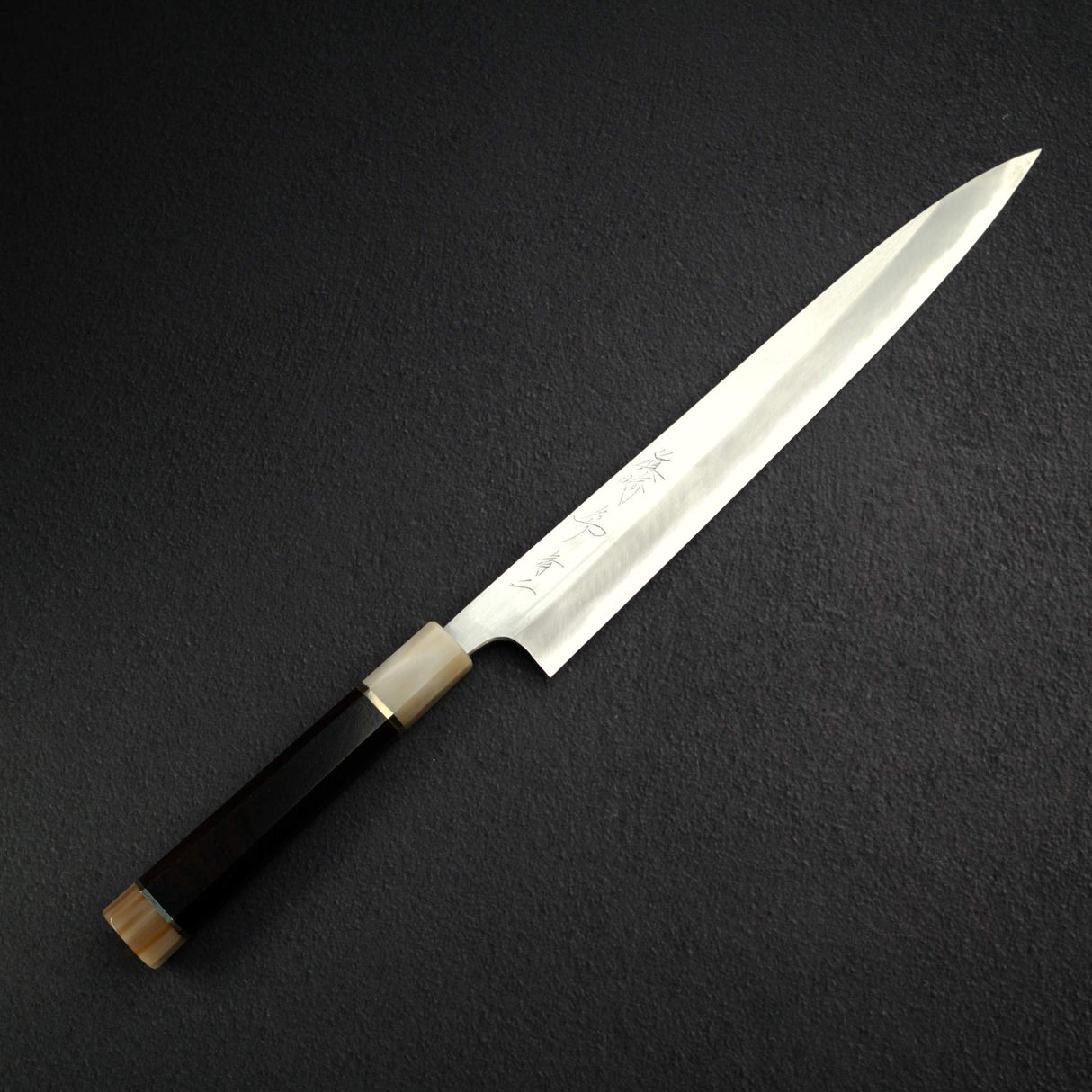 真崎 青鋼二號 鏡面 柳刃 300mm 附刀鞘
