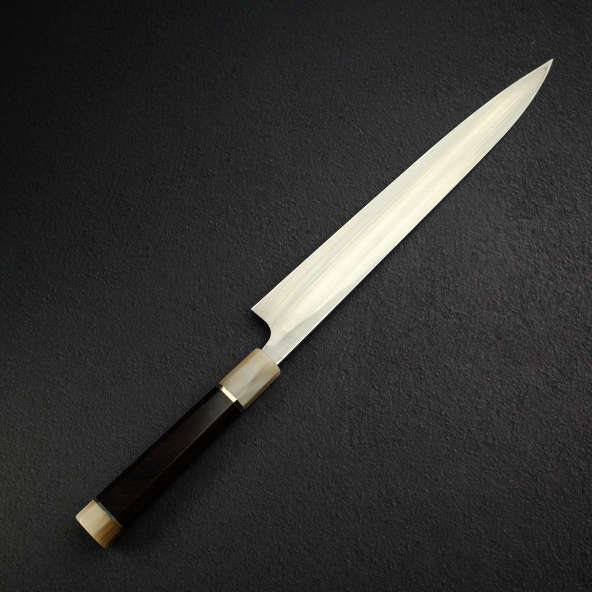 真崎 青鋼二號 鏡面 柳刃 300mm 附刀鞘