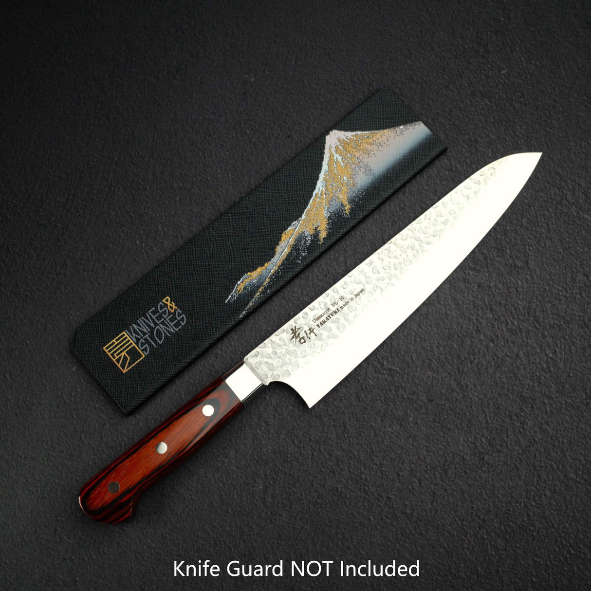 堺孝行 VG10鋼 33層鎚目大馬士革牛刀 240mm (9.4")