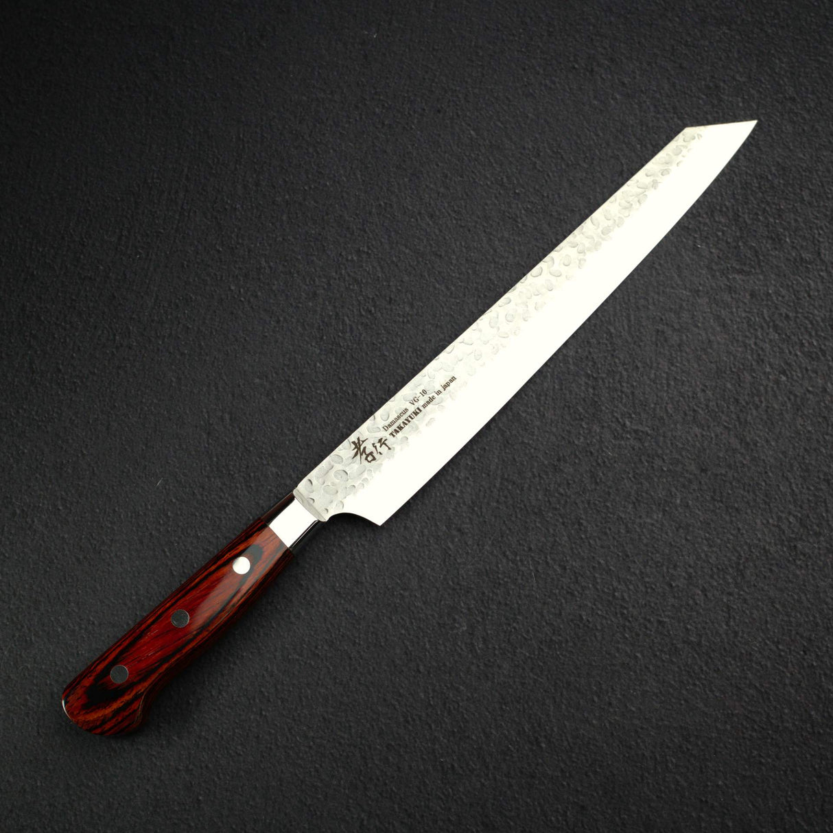 Sakai Takayuki VG10 Damascus Kengata (K-tip) Sujihiki 270mm